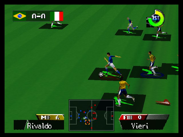 Ronaldinho Soccer 64 Screenshot 1